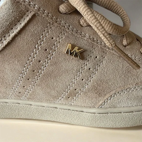Michael Kors Cody Lace Up -Suede Leather / Camel - Men's Sneakers
